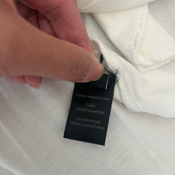 Simone Rocha Asymmetrical Tshirt Dress Tulle Size S - Picture 4 of 6